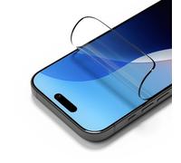 RhinoShield Protection d'écran PRO transparente compatible avec [iPhone 16 Pro Max] Résistance renforcée contre les chocs, les rayures, anti-statique, anti-lumière bleue, outil d'installation inclus.