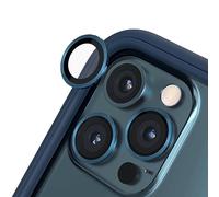 RhinoShield Protection d'objectif en verre trempé 9H compatible avec [iPhone 12 Pro Max] | Résistance aux chocs et aux rayures, haute clarté, protection anti-éclats, techn anti-buée - Bleu