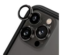 RHINOSHIELD Protection d'objectif en verre trempé 9H compatible avec [iPhone 13 Pro / 13 Pro Max]Résistance aux chocs et aux rayures, haute clarté, protection anti-éclats, techn anti-buée - Gris foncé