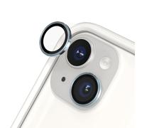 RhinoShield Protection d'objectif en verre trempé 9H compatible avec [iPhone 15/15 Plus] | Résistance aux chocs et aux rayures, haute clarté, protection anti-éclats, techn anti-buée - Bleu