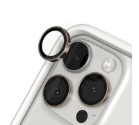 RhinoShield Protection d'objectif en verre trempé 9H compatible avec [iPhone 16 Pro / 16 Pro Max] | Résistance aux chocs et aux rayures, haute clarté, protection anti-éclats, techn anti-buée - Or