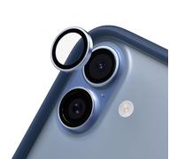 RhinoShield Protections pour objectifs Photo Compatible avec[iPhone 17/16 Plus / 16] Verre Trempé 9H Résistant aux Chocs et aux Rayures, Haute Transparence, Protection Contre Les éclats - Bleu Clair