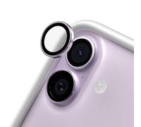 RhinoShield Protections pour objectifs photo compatible avec [iPhone 17/16 Plus / 16] Verre Trempé 9H | Résistant aux chocs et aux rayures, haute transparence - Violet Clair