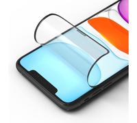 RHINOSHIELD protection écran anti-chocs 3D Transparent compatible avec [iPhone 11 / XR] Résiste aux chocs et aux rayures - Couverture intégrale 3D courbée - Installation facile