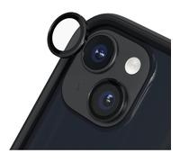 RhinoShield Protection pour objectifs Photo Compatible avec [iPhone 15/15 Plus] Verre trempé 9H résistant aux Rayures avec Une Fine Bordure en Aluminium anodisé - Noir