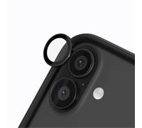 RhinoShield Protections pour objectifs Photo Compatible avec [iPhone 17/16 Plus / 16] Verre Trempé 9H Résistant aux Chocs et aux Rayures, Haute Transparence, Protection Contre Les éclats - Noir