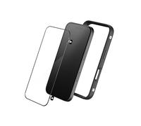 RhinoShield RhinoBuff Kit de précision pour FPS iPhone 16 Plus - Noir | Coque bumper pour manette gaming avec protection d’écran mate, bouton capteur pour PUBG, ventilation optimale