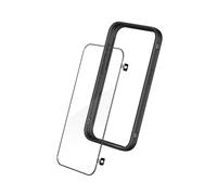 RHINOSHIELD RhinoBuff Kit Précision FPS Compatible avec[iPhone 15 Pro Max]Coque Bumper Manette Gaming avec Protection d'écran matte,boutons avec technologie brevêté pour PUBG,ventilation optimale-Noir