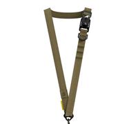 Sangle Tour de Cou pour Téléphone en Nylon Tissé Ajustable Beige