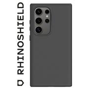 RhinoShield SolidSuit - Coque de protection pour téléphone portable - compatibilité avec MagSafe - élastomère thermoplastique (TPE), aimant au néodyme - noir - pour Samsung Galaxy S24 Ultra