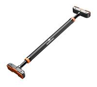 RHINOSPORT Barre de traction pour cadre de porte sans vis avec serrure à roue dentée rotative - Barre de traction réglable de 69 à 92 cm - Charge maximale : 200 kg