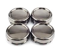 RhinoTuning A0004000900 Lot de 4 cache-moyeux pour Advan Benz OZ Audi OD 79 mm ID 73 mm Noir chromé Convient pour S350 S600 ML350 C200 C280 W230-C230