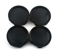 Rhinotuning Lot de 4 Cache-moyeux Ø: Front 74.5mm (2.9")/ Back 70mm (2.8") Noirs
