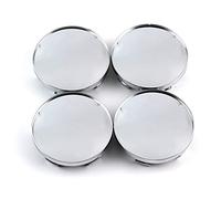 RhinoTuning Lot de 4 cache-moyeux de roue 58 mm OD 58 mm ID 54 mm Compatible avec CR-V Accord N-Box Impreza pour 44732-SAA-000 C5060K58 (argent)