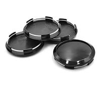 RhinoTuning Lot de 4 cache-moyeux pour Volvo OD 64 mm ID 60 mm Noir Convient pour roue, cache-moyeux