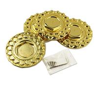 Rhinotuning Lot de 4 enjoliveurs de voiture - Diamètre extérieur : 168 mm - Diamètre intérieur : 109 mm - Surface pour RS Style 5 AV05 - Pour 09.24.004 09.24.028 (doré)