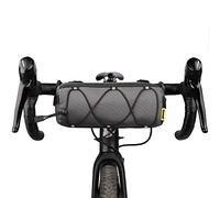 Rhinowalk - Sac de guidon de vélo, sac avant à bandoulière pour vélo de route, VTT, accessoires de cyclisme, gris