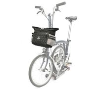 Rhinowalk Sacoche de guidon de vélo à libération rapide - Poche avant pour vélo pliable Brompton - Avec bandoulière - Housse de pluie