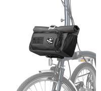 Rhinowalk Sacoche de guidon de vélo à libération rapide - Pour vélo pliant Brompton - Avec bandoulière - Housse de pluie
