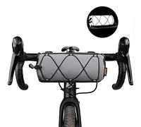 Rhinowalk Sacoche de guidon de vélo avec bandoulière pour vélo de route et VTT Gris réfléchissant