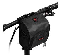 Rhinowalk Sacoche de Guidon de vélo, Panier de vélo, Sacoche de vélo Avant, pour VTT, vélo de Route, navetteur, Accessoire de vélo Professionnel, Noir