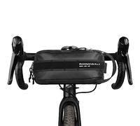 Rhinowalk - Sacoche de Guidon de vélo - Poche Avant - Sac de Rangement avec bandoulière - pour vélo de Route, VTT, Cyclisme, Voyage