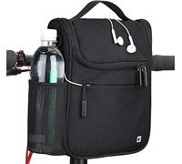 Rhinowalk Sacoche de Guidon de vélo, Sacoche de vélo Avant, Sacoche de Cadre de vélo, Panier de vélo, Accessoires de vélo Professionnels, Noire