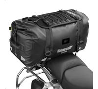 Rhinowalk Sacoche de selle de moto 65L - Sac de queue de tourisme imperméable extra-large avec extension MOLLE et sangles de sac à dos
