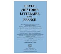 RHLF 2008, n° 1 Tome 08 -1 - Collectif - Puf - broché - Revue