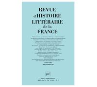 RHLF 2014, n° 2 Varia - Collectif - Puf - broché - Revue