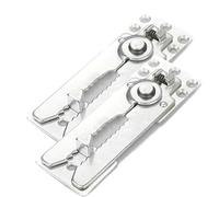 Rhnemuog Lot de 2 connecteurs sectionnels pour canapé sectionnel en métal pour canapé coulissant