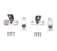 Rhnemuog Lot de 2 loquets de porte à angle droit pour portes et