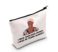 RHOA Trousse de maquillage Nene Fans Cadeaux Housewives Gifts I was Shocked Honey I was in Tears Presque Reality TV Show Sac à fermeture éclair, Iwas UK