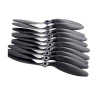 RHOBYXONZ Hélice en Nylon et Fiber de Verre, 5/10/20 pales 8060, Double Lame for Avion RC quadrirotor 8x6, pièces d'avion RC(10pcs 8060)