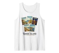Rhode Island Coastal Vintage Newport Ocean State Débardeur
