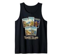 Rhode Island Coastal Vintage Newport Ocean State Débardeur