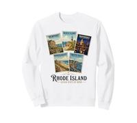Rhode Island Coastal Vintage Newport Ocean State Sweatshirt