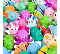 Rhode Island Novelty 72 pièces 5,1 cm mélange d'animaux en caoutchouc