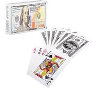 Rhode Island Novelty Cartes à jouer uniques de 100 $ - 12 paquets de 52 cartes - Idéal pour les prix de jeu et le divertissement de fête