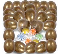 Rhode Island Novelty Gold Hinged Easter Eggs: Package of 100