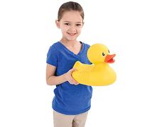 Rhode Island Novelty Grand Canard en Caoutchouc, RDDUC12, Jaune, Taille Unique
