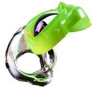 Rhode Island Novelty Masque de déguisement à LED vert Alien Space