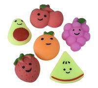 Rhode Island Novelty Squishy Lot de 6 coupes à fruits extensibles (1 par commande, le style peut varier)
