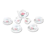 Rhode Island Novelty Toy Porcelain Tea Set, 13-Piece