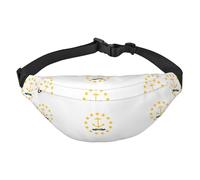 Rhode Island State Flag Travel Fashion Sac banane de voyage, adapté pour le sport, la course à pied, le cyclisme, les voyages, la pêche, grand sac banane pour garçons