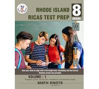 Rhode Island State( RICAS) , 8th Grade MATH Practice Tests ,Volume 1