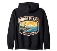 Rhode Island The Ocean State Souvenir Visiteur Souvenir Sweat à Capuche