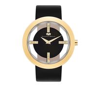 Rhodenwald & Söhne Montre Femme Analogique Japon Mouvement á Quartz avec Bracelet en Cuir véritable 10010013