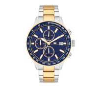 Rhodenwald & Söhne Montre à affichage analogique bleu foncé / or / argent, Taille One Size