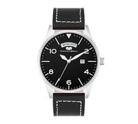 Rhodenwald & Söhne Montre Homme Analogique Japon Mouvement á Quartz avec Bracelet en Cuir véritable 10010317